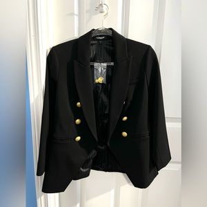 Express Blazer Jacket Black with Buttons